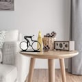 Miniatyrbillede 3 af 4: ##/Statue Sort Cykelatlet Skulptur - Moderne Abstrakt Kunst Res##/