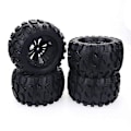 Miniatyrbillede 3 af 5: 4 stk. 1/10 Truck Hjul Dæk til HPI HSP Savage XS TM Flux ZD Racing LRP