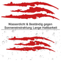 Miniatyrbillede 3 af 5: Rød - Reflekterende Bilsticker Vandafvisende Forlygte Sticker f