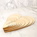 Pikkukuva 4 / 5: /#/20 x 3CM Puinen Sydän Koristeelliset Lelut Käsityöt Koriste-Elementit Lahjatagit Puiset Koristeet DIY/#/