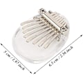 Miniatyrbilde 2 av 3: 1 Stykke (Klar Dråpe) 8-Tast Kalimba, Limba, Instrument for Barn, Finger