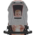 Miniatyrbillede 1 af 6: ##/Solsejl til Barnevogn - Solskærm til Barnevogn, Carrycot, UV 50+ Justerbar Solbeskyttelse Bassinet med Opbevaringspose - Universal Grå##/
