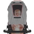 Solskydd för barnvagn Sufflett Solskydd Markis för Barnvagn Liggdel UV 50+ Justerbart Solskydd Babyskydd med Förvaringsväska - Universal Grå