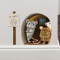Miniatyrbild 2 av 5: Väggdekaler Cartoon Mus Väggdekaler Mural Dekaler för Sovrum