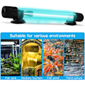 Miniatyrbillede 1 af 5: 13W UV Ultraviolet Desinfektionslampe, UVC Sterilisator, Nedsænkbar