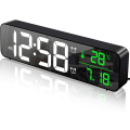 Miniatyrbild 2 av 5: Digital väckarklocka, väggklocka morgonväckarklocka LED digital