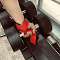 Miniatyrbillede 4 af 6: ##/Vægtløftningsstropper Sorte 1 Par Håndledsstøtte Stropper Vægtløftningsstropper Træning Bodybuilding Vægtløftning Elastisk Gel Greb Gymnastik##/