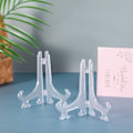 Miniatyrbilde 3 av 5: Klar Plastark Easel, 12-pakning, Klar, 5 tommer, Visningsstativ