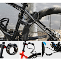 Miniatyrbillede 3 af 5: ##/1.2mx12mm, Cykel Lås Høj Sikkerhed 5-cifret Nulstillelig Kombination##/