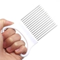 Miniatyrbild 4 av 5: Vit Slicer för Frukt och Grönsaker - Tillbehör i Rostfritt Stål