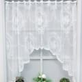 ##/100*180 cm panelgardin vit kort gardin##/