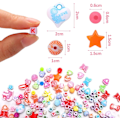 Miniatyrbild 1 av 5: Barnpärlor, DIY Armbandspärlor Set Barnpärlhalsband för Ponny