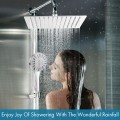 Miniatyrbillede 5 af 5: Bruseshowerhoved, Ultra-tyndt Håndbruseshower, 304 Rustfrit Stål Kvadrat