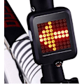 Miniatyrbild 1 av 5: ##/USB Laddningsbart Cykelbakljus, Smarta Cykelblinkers med 80##/