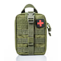 Miniatyrbild 1 av 5: ##/Resekit för första hjälpen (arméggrön), multifunktionell EDC-väska##/