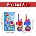 Pikkukuva 1 / 5: 2 Kpl Walkie Talkie, Lasten Walkie Talkie, Paw Patrol Langaton