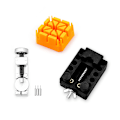 Miniatyrbild 4 av 5: ##/Urverktygsset, urmakare verktygsväska, urverktyg i##/