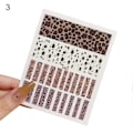 Miniatyrbild 1 av 5: Nagelsticker Levande 3D-effekter Ultratunna Populära Leopard Sliders Konstdekorationer Djurmönster för Manikyr 3