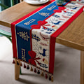 Miniatyrbilde 1 av 5: ##/Julebordflagg med frynser, duk, 35*220cm##/