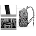 Miniatyrbild 4 av 4: Lunchryggsäck för kvinnor, isolerad kylryggsäck med lunchfack, skolväska med USB-port, lämplig för 15,6-tums laptop