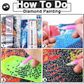 Miniatyrbild 4 av 5: ##/Jul 5D diamantmålning kit, 12x16 tum, julklapp##/