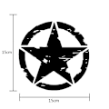 Miniatyrbillede 1 af 4: (Sort, 15 Cm)Knap Lukningshjælp (Sort)Autodomy Off Road Stars