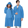 Miniatyrbild 2 av 5: Regnponcho, 2-delad Regnponcho, Återanvändbar Poncho i EVA-material