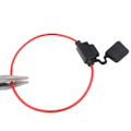 Miniatyrbillede 3 af 5: 5 stk. 16AWG Vandtætte Stiksikringer med Medium Blad og Ledning
