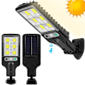 Miniatyrbillede 1 af 6: ##/1 stk., LED udendørs væglampe solcelledrevet, 3 tilstande, bevægelsessensor, til udendørs##/