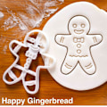 Miniatyrbild 2 av 5: ##/1 del glad pepparkaksgubbe kakform##/