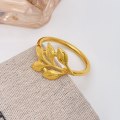 Miniatyrbillede 2 af 5: Guld + Blade, 10 stk. Guldfolie Servietringe, Servietring, Serviet