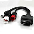 Miniatyrbilde 4 av 5: Yamaha OBD2 Diagnosekabel: 3, 4 og 6 Pins Feilkodeleseradapter