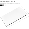 Miniatyrbild 5 av 5: ##/3-i-1 Vikbar Fotoreflektorn (Svart/Vit/Silver) A3 Li##/