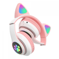 Pikkukuva 5 / 6: ##/Langattomat lasten kuulokkeet LED-valoilla, kissan korvilla ja mikrofonilla Bluetooth##/