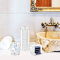 Miniatyrbillede 3 af 5: Tredelt Makeup Organizer - Vatpindsholder og Multi-