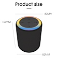 Miniatyrbilde 5 av 5: ##/Vanntett Bluetooth-høyttaler for utendørs - Grå, Cylinder Dazzle Mini##/