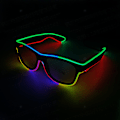 Miniatyrbild 3 av 5: ##/El Wire Rave Shutter LED-glasögon med blinkande LED-lampor för fester, EDM, Halloween##/