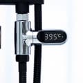 LED Duschtermometer 5~85°C Digital Termometer med 360° Roterande Termometer LED Vattenmätare Duschvattentermometer för Äldre Barn