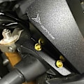Miniatyrbilde 5 av 5: For Yamaha MT-09 FZ-09 motorsykkel modifisert liten vindskjerm aluminiumslegering frontrute deksel