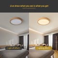 Miniatyrbilde 4 av 5: Tre LED Taklampe, 18W, Kald Hvit, 6000K, Rund Tre C