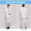 Miniatyrbilde 4 av 4: Regnponcho, 2 stk Regnponcho, Gjenbrukbar Poncho EVA Materiale,