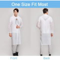 Miniatyrbillede 4 af 4: Regnponcho, 2 stk. Regnponcho, Genanvendeligt Poncho EVA Material,
