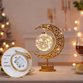 Miniatyrbilde 3 av 5: ##/LED-oppladbar bordlampe, soverom/stue måneskinn##/