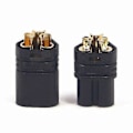 Miniatyrbillede 4 af 5: Amass MT60 Tre-hullers Stikforbindelse Sort Han & Hun 1 Par