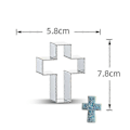 Miniatyrbild 3 av 5: 15 st Religiösa Kakformar för Korsformer Kristna Kakformar
