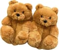 Fuskpäls Tofflor med Teddybjörn - Brun för Kvinnor och Flickor