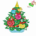 ##/DIY Diamantmålning Dekal Väggdekal Julgran##/