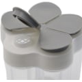 Miniatyrbild 1 av 4: 2-pack 5-i-1 Kryddburkar med lock, transparenta plastkryddburkar för K