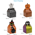 Miniatyrbilde 5 av 5: 50 STK Halloween Gaveeske, Halloween Gaveesker i Papir, Heks Pumpe