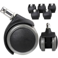 Miniatyrbilde 2 av 5: Sett med 5 11 mm harde gulv hjul - for kontorstol, 11/50 mm, Gr